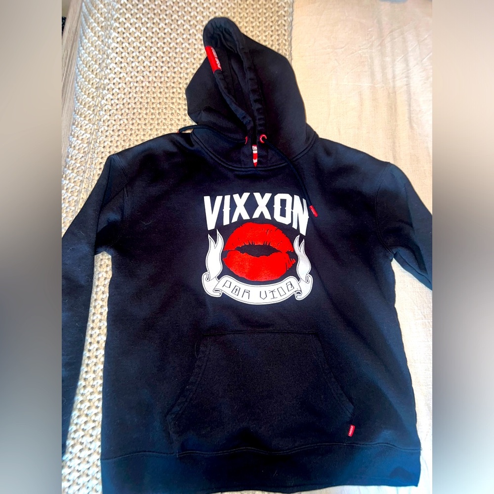 Vixxon by Dixxon women’s lips hoodie